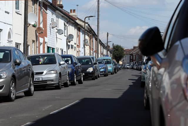 One of many Southsea streets where parking is at a premium Picture: Chris Moorhouse