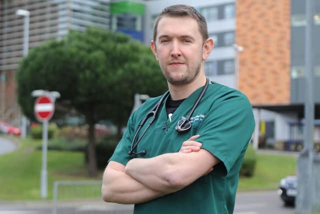 Specialist registrar Dr David Connor