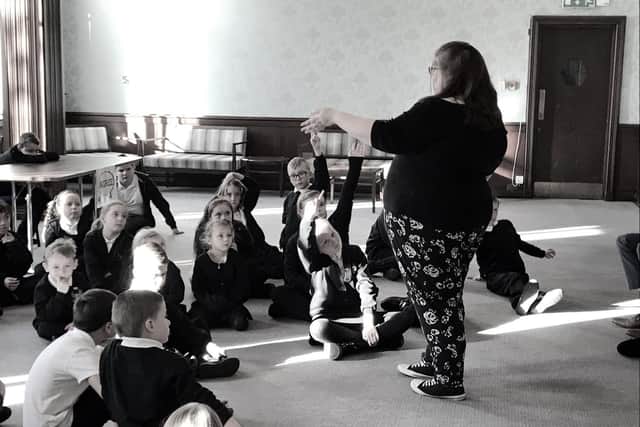 Beckie Wood from What's The Debate? delivering a workshop at Portsmouth's Anti-Bullying Conference