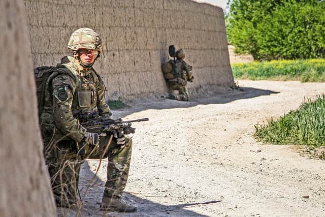 Brian Wood, pictured in Afghanistan in 2012.