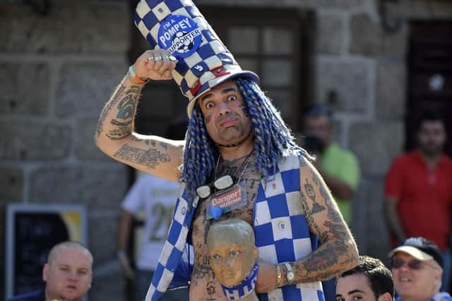 Portsmouth fan, John Westwood.
PICTURE:STEVE REID