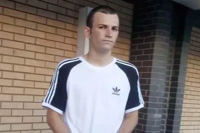 Royal Navy rating Kyle Catmull broke down in tears on a video recorded by TRAP in Fareham