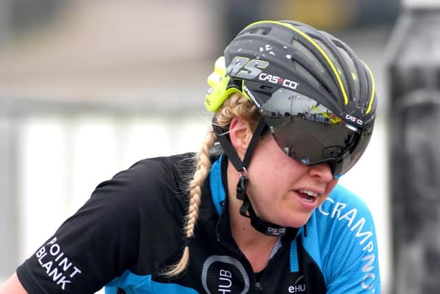 Victoria Ayriss won the 2018 duathlon. Picture: Neil Marshall