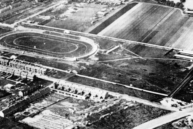 The circular track seen left of centre was a greyhound track opening for business in Copnor on June 30, 1928.