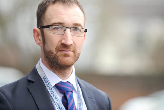 DCI Matthew Barcraft-Barnes issued a statement in connection with the stabbing that took place in Stamshaw Park. Picture: Sarah Standing (220219-1730)