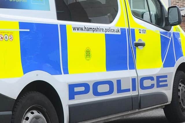 A police officer was stabbed in the back at Stamshaw Park near Newcomen Road in Portsmouth, on Thursday, February 21 at 12.15pm.Picture: Sarah Standing (210219-9873)