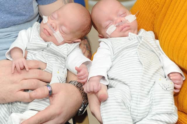 Brave twins, Oliver and George Fletcher-Lawrence
Picture: Habibur Rahman