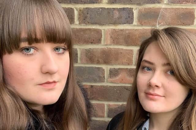 Helen Turner and her sister Lucy from Portsmouth