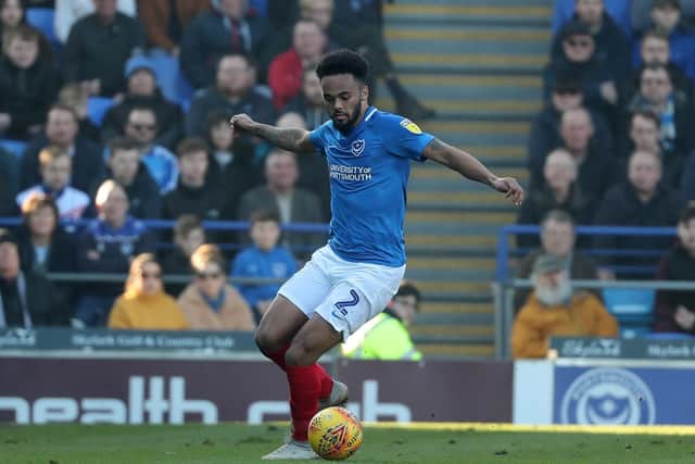 Anton Walkes in action during the first half