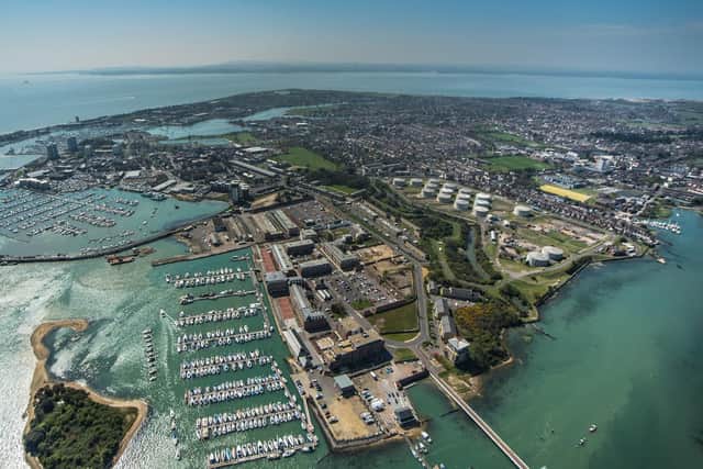 It has been unseasonably warm in Gosport today. Picture: Shaun Roster