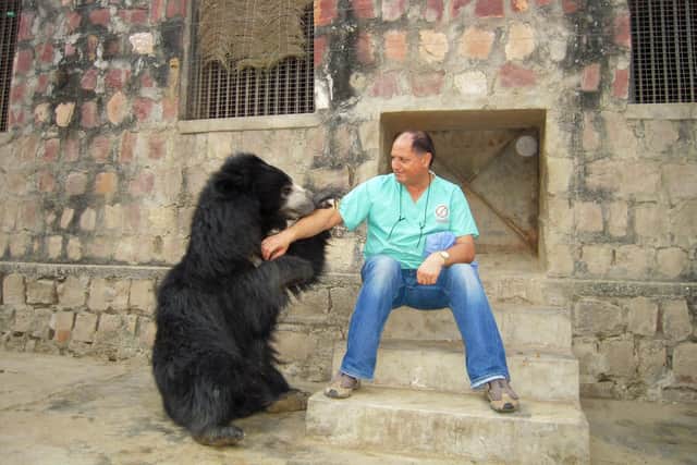 Paul Cassar is the dentist with a difference, who has worked with rescued bears in India.