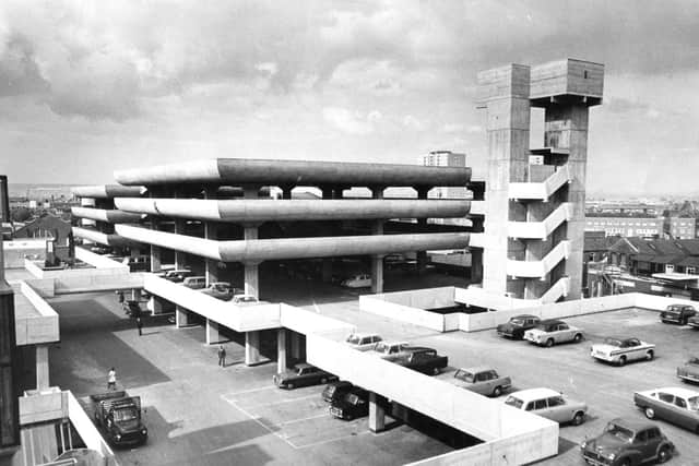 Tricorn Centre, Charlotte Street, soon after it opened in 1966