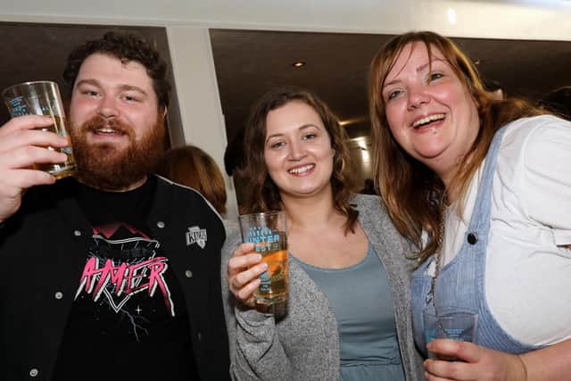From left, Rob Stephens Sue Gamblin and Becky Naylor.
