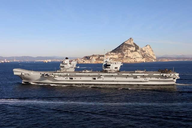 HMS Queen Elizabeth in during a visit to Gibraltar in February 2018.
Picture: Royal Navy