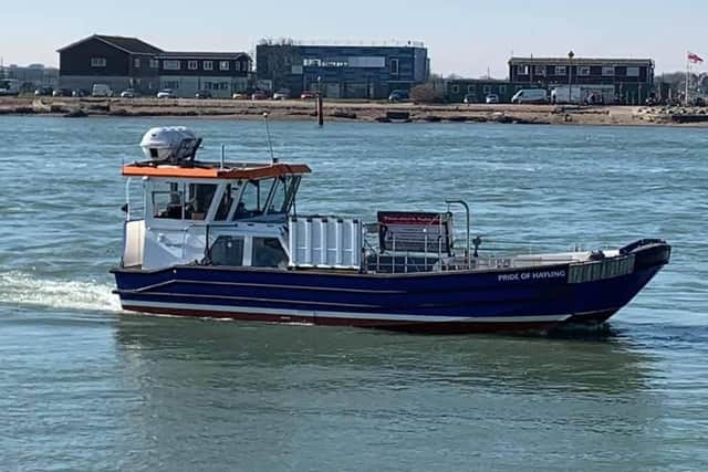 The new look Hayling Island ferry