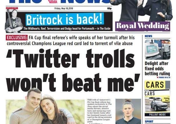 Neil's stories included an interview with Blues fan Lucy Oliver, wife of Premier League referee Michael, who candidly revealed her social media torment after her husband sent off Gianluigi Buffon in the Champions League.