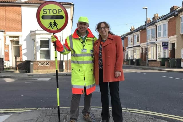 Cllr Suzy Horton and Bill Clifford.