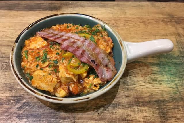 Meat rice at Algarve's Grill