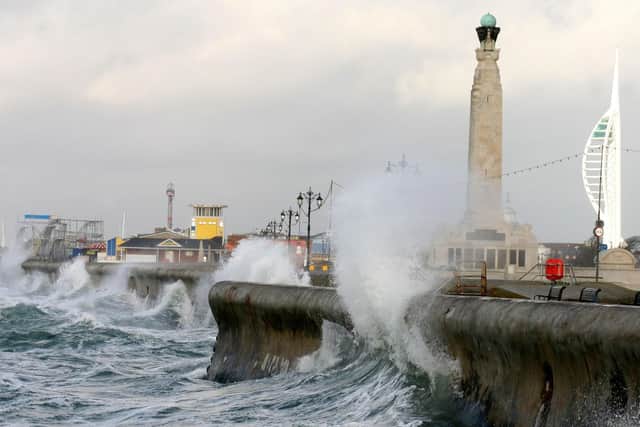 Storm Freya is set to batter Portsmouth this weekend