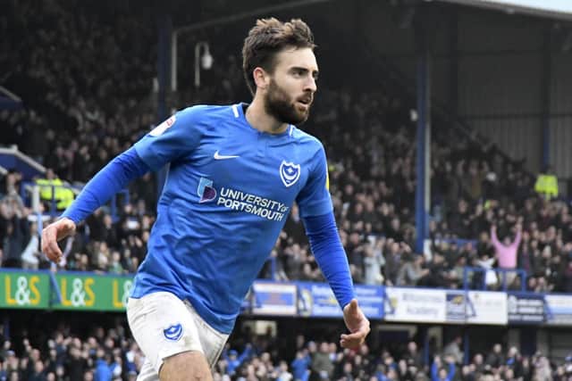 Ben Close is in flying form for Pompey. Picture: Barry Zee