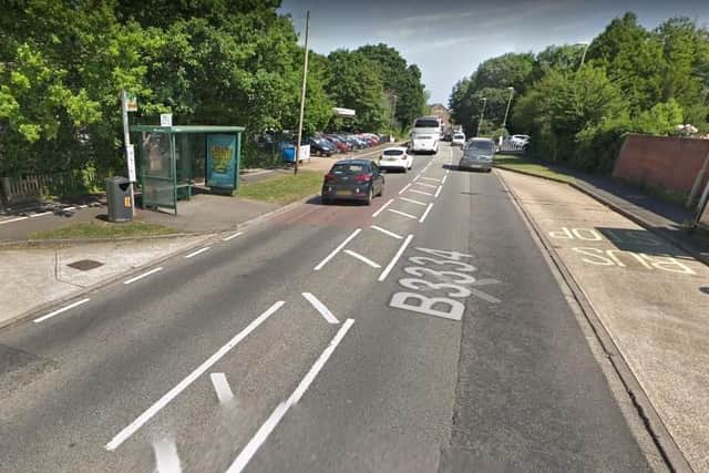 Rowner Road, Gosport, where the man was assaulted. Photo: Google