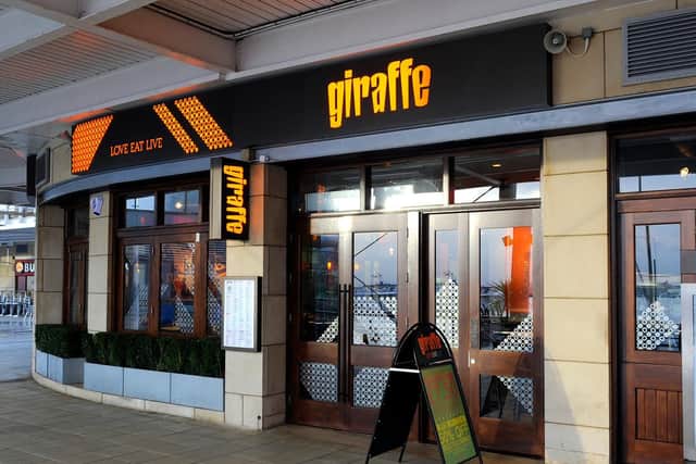 Giraffe's owner announces plans to close dozens of restaurants. Picture: Allan Hutchings
