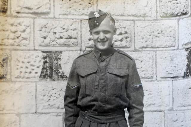Non's husband Harry when he was 23-years-old in his military uniform.