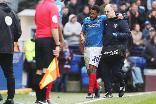Ever-committed Nathan Thompson was forced off against Bradford after losing several teeth. Picture: Joe Pepler