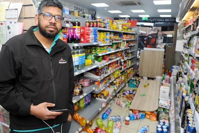 Pictured is: Tharsan Siva, acting manager at Premier Express.
Picture: Sarah Standing (050319-959)