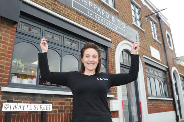 Jamie Sheppard, owner of Sheppard & Co Hairdressing.
Picture: Sarah Standing (010319-532)