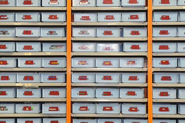 Bright Bricks has millions of LEGO pieces at its factory in Bordon. Picture: Habibur Rahman