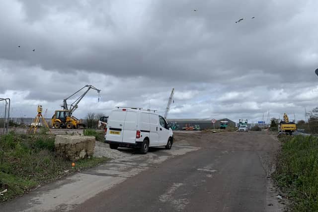 Land at Tipner West in Portsmouth where preparations are being made in the event of a no-deal Brexit in case it affects Portsmouth port Picture: Ben Fishwick