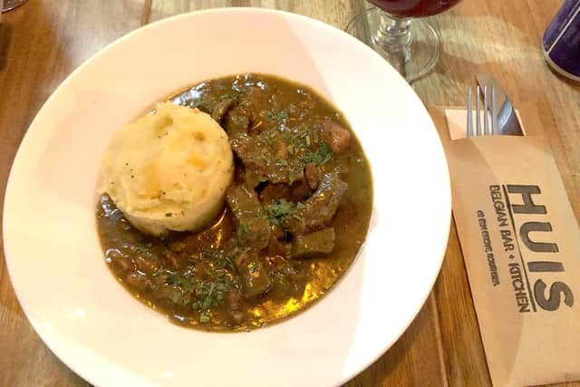 Beef carbonade at HUIS, Southsea