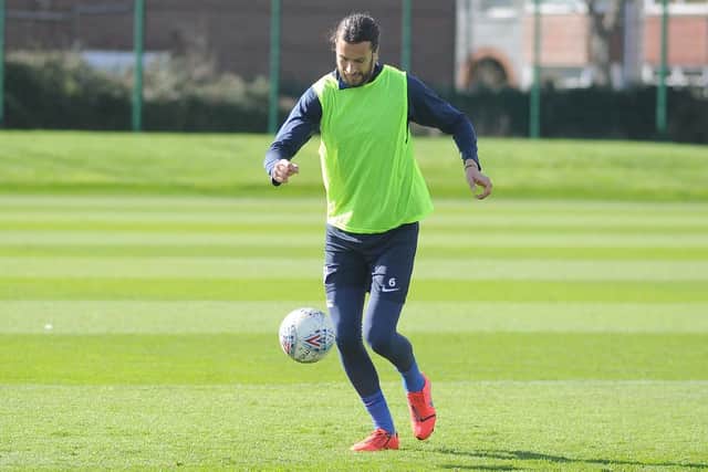 Pompey trained at their Roko training base on Thursday Picture: Habibur Rahman
