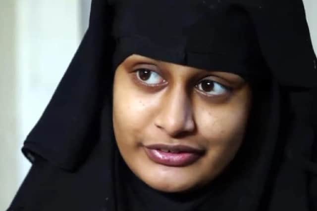 Shamima Begum's son is believed to have died. Picture: BBC