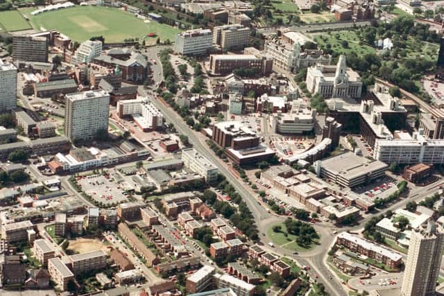 Portsmouth city centre 1992. Picture: (1090-11)