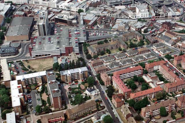 Portsmouth city centre. Picture: (2337-12)