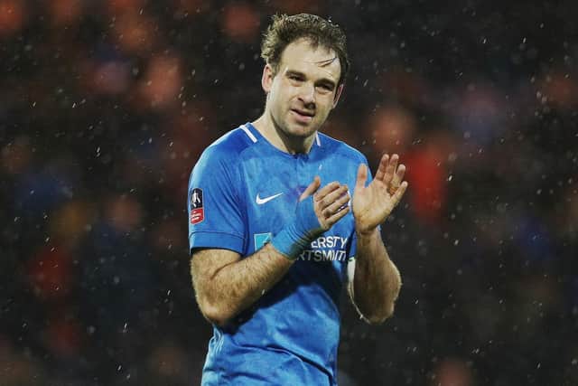 Brett Pitman has emerged as a consideration for Pompey's number 10 role. Picture: Joe Pepler