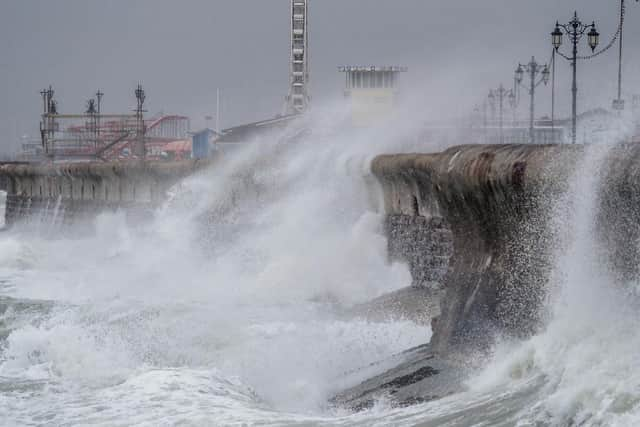 A yellow weather warning was also issued for last weekend. Picture: Habibur Rahman