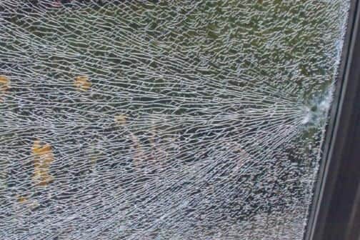 Criminal damage incident at Rowallan Avenue, Gosport, between March 1 at 10.30pm and March 2 at 9am. Picture: Hampshire police