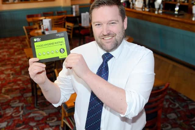 Sir Alec Rose pub in Port Solent, has been awarded a five star hygiene rating. Pictured is: Manager Philip Walter-Nelson. Picture: Sarah Standing (110319-1520)