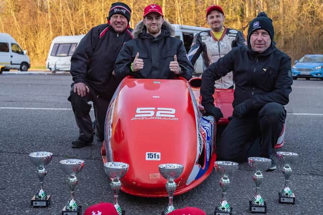 Left to right: Bill Philp, Tommy Philp, Jonny Allum and Kevin Meredew