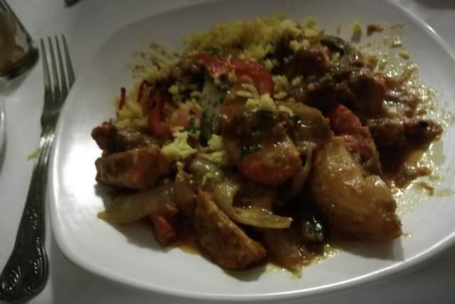 George's Korai with pilau rice at The Akash, Southsea
