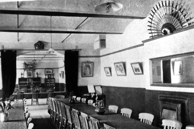 Seen shortly after the opening of the Royal Naval Barracks in 1906, this is the smart Chief Petty Officers mess. Photo: George Millener.