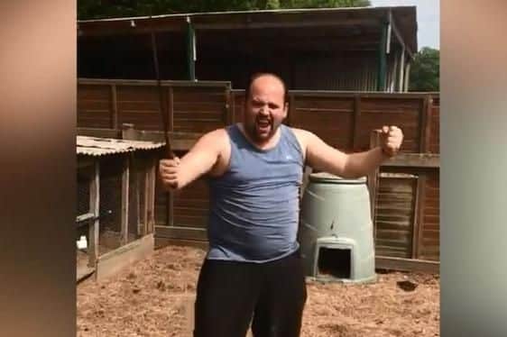 James Goddard of Mayles Close in Wickham was filmed beating a cockerel to death with a 3ft metal kebab skewer. The 27-year-old was jailed by Southampton magistrates for 18 weeks. Picture: RSPCA