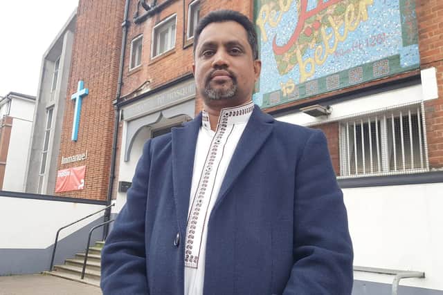 Salique Rahman, acting president of the Portsmouth Jami Mosque. Photo: Habibur Rahman