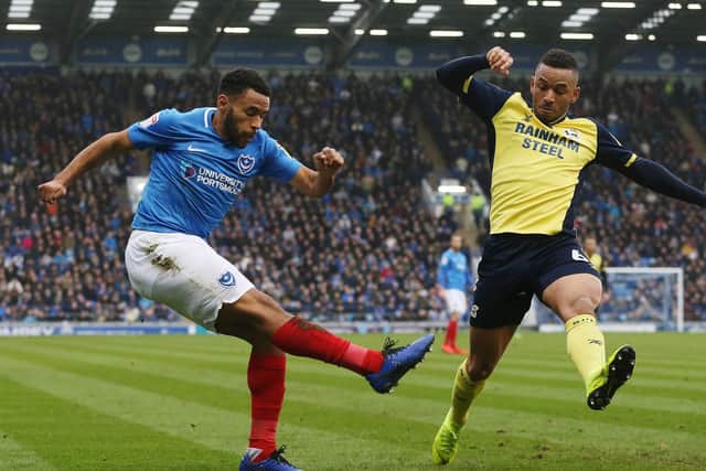 Pompey v Scunthorpe from Fratton Park