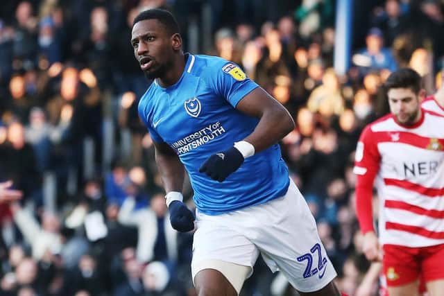 Ppompey forward Omar Bogle