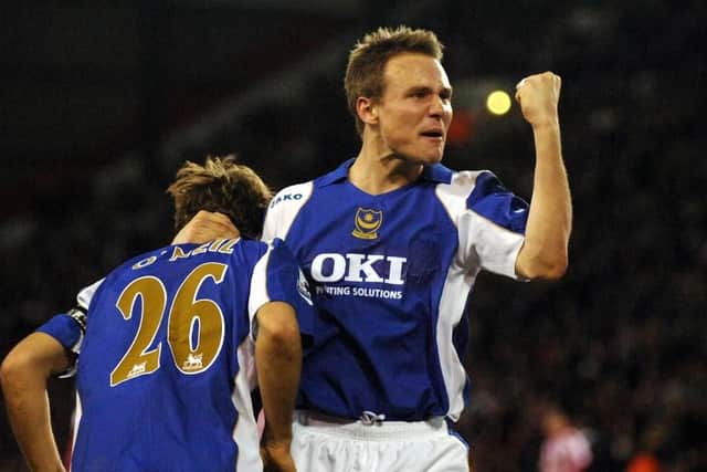 Former Pompey midfielder Matt Taylor