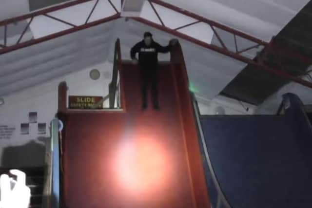 A video of Discoboy in Playzone posted on YouTube. Picture: YouTube/Discoboy